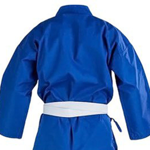 Uniforme de Judo Azul 100% Algodón, Corte Regular, Unisex para Adultos, Ropa de Artes Marciales Transpirable, Teñido Liso, de una Pieza, 400g, Duradero, Deportivo - Product Image 5