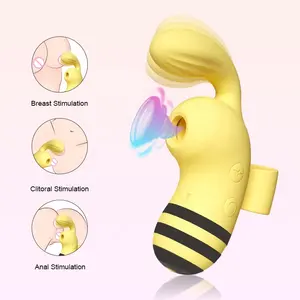 Klitoris Sauger Finger Vibrator Mund nippel Stimulator Vibration Biene Saugen Masturbation Sexspielzeug Für Frauen Erwachsenen Shop Store