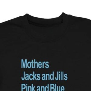 <b>Black</b> Women's Crewneck <b>Sweatshirt</b> with Blue Mothers Jacks and Jills Future Leaders <b>Black</b> Excellence Text Design Everyday - Product Image 2