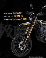 Prêt à être expédié : Nouvelle moto électrique tout-terrain Sur Ron Ultra Bee 2026, 24,5 kW, 74 V, 60 Ah, haute puissance, avec kit homologué pour la route