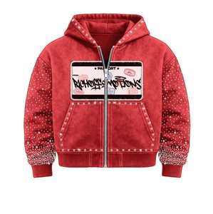 Sudadera con Capucha Extra Grande para Hombre, Personalizada con Logotipo, 100% Algodón, Impresión Puff, Transpirable, Ecológica, de Gran Peso - Product Image 6