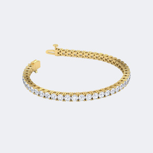 Pulsera de tenis con diamantes redondos de 7.65 quilates - Product Image 2