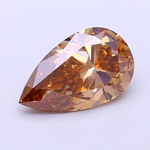 Diamora Jewels Diamant synthétique de laboratoire taille coussin fantaisie marron orangé, pierre précieuse en vrac certifiée IGI pour la fabrication de bijoux - Product Image 1
