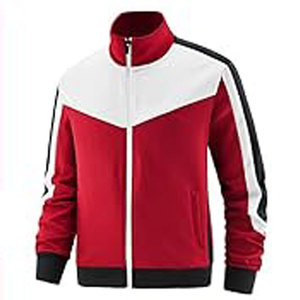 Conjunto Deportivo Informal de Fútbol para Niños, Invierno, con Pantalones de Chándal Ajustados, Color Rojo y Blanco - Product Image 3