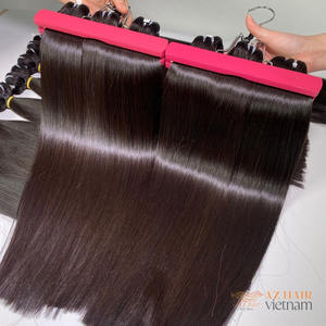Extensions de cheveux Remy lisses et soyeux, couleur naturelle, cheveux humains, longueur personnalisée de 8 à 32 pouces - Product Image 6