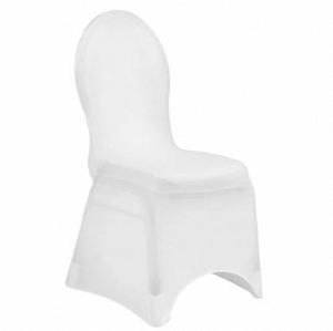 Funda de silla de spandex de alta calidad para banquetes, elegante decoración para bodas y recepciones a bajo precio por proveedor a precio de mayoreo. - Product Image 1