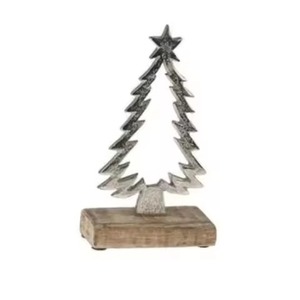 Decorative Holiday <b>Christmas</b> <b>Tree</b> Centerpiece Handmade Iron Metal Craft Ornament - Product Image 4