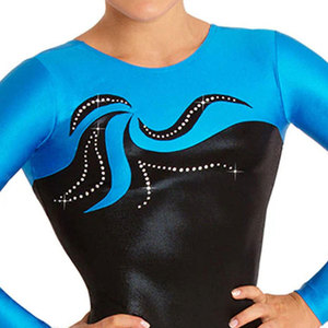 Justaucorps de danse de qualité supérieure, design de logo personnalisé, tissu extensible, justaucorps de danse confortables, en vente en ligne - Product Image 3