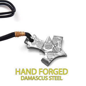 Colgantes Cristianos Clásicos de Acero de Damasco de Alta Calidad, Personalizables, Hechos en Pakistán - Product Image 5