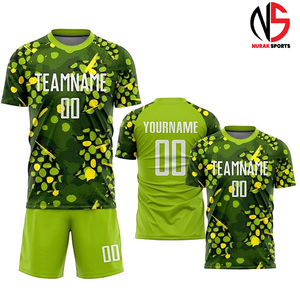 ชุดฟุตบอลชาย เสื้อและกางเกงขาสั้น ดีไซน์ล่าสุด แบบสั่งทำพิเศษ พิมพ์ลายแบบ Sublimation ชุดยูนิฟอร์มฟุตบอล บริการ OEM ที่ NURAK 2026 - Product Image 6