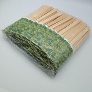 Kyushu Paper Co. Ltd ตะเกียบแบบใช้แล้วทิ้ง8นิ้วชุดสีเขียวเท็นซึเกะชิกุบะสไตล์ญี่ปุ่น - Product Image 1