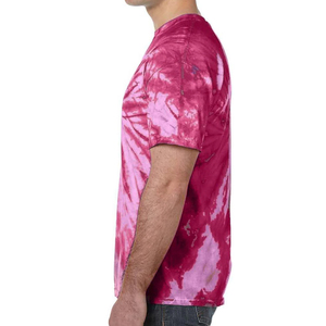 Camiseta de punto con diseño de logotipo personalizado, teñido anudado, 100% algodón, duradera, de manga corta para hombre, ecológica, venta al por mayor 2026 - Product Image 3