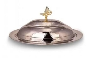 มือตอก Odabasi ทองแดงที่มีคุณภาพสูงที่ให้บริการแผ่นที่มีฝาปิดทรงกลมพิเศษสีนิกเกิล - Product Image 3