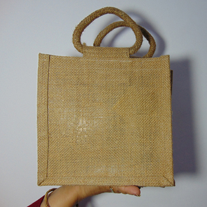รีไซเคิล Eco Friendly ช้อปปิ้งร้านขายของชำ Panda พิมพ์ Jute ของขวัญ (12 "W X 14" H X 5 "G) - Product Image 2