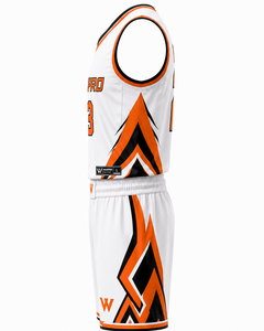 Ensemble de maillot de basket-ball sublimé WARPRO Elite – Débardeur sans manches et short anti-humidité, ensemble de vêtements de sport haut de gamme pour le basket-ball - Product Image 4