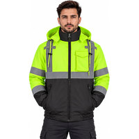 Veste de travail confortable et sécurisée, dernière conception, service OEM, vente chaude, veste de travail réfléchissante