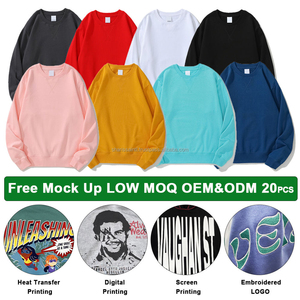 Men's <b>SweatShirt</b> With Crew Neck 2024 Hot Design OEM Custom Made Men Fleece <b>Plain</b> <b>Sweatshirt</b> With Long Sleeve - Product Image 4