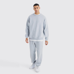 ชุดวอร์มผู้ชายคุณภาพสูงจากโรงงานผู้ผลิตโดยตรง ชุดออกกำลังกายทรงโอเวอร์ไซส์ ชุดวอร์มขาบานสำหรับผู้ชาย รับสั่งทำตามแบบ - Product Image 4