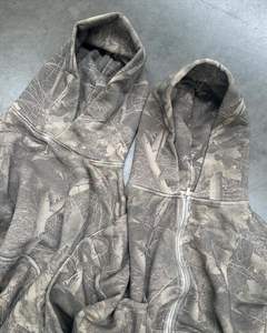 2026 Custom Pullover Boxy Polyester Cotton Dtg Print Heavy <b>Weight</b> Hunting Camouflage Hoody Cloth Real <b>Tree</b> Camo Hoodie for Men - Product Image 4