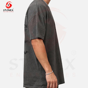 T-shirts tendance pour hommes en gros – Nouvelle collection, 100 % coton de qualité supérieure, coupe oversize, meilleur prix - Product Image 3