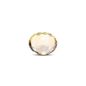 Natural Citrine Loose Gemstone 9.95 Carat Certified Cat's Eye Yellow 4mm - Product Image 2