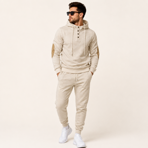 Ensemble de survêtement décontracté à capuche pour homme et femme - Vêtements de sport d'hiver avec des caractéristiques de séchage rapide, coupe-vent et respirant - Product Image 2