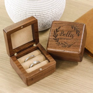 Most Selling Wooden <b>Ring</b> <b>Box</b> Handmade Jewelry Holder <b>For</b> Engagement <b>Rings</b> <b>Wedding</b> <b>Rings</b> Proposal <b>Ceremonies</b> - Product Image 5