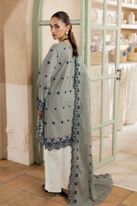 pakistani <b>suits</b> for women swiss Cotton / Lawn in pakistan salwar kameez women summer dress women clothing islamic style - Product Image 2