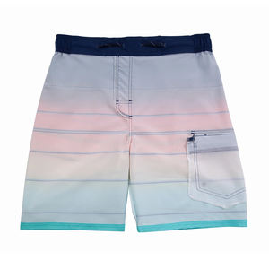 Shorts de plage décontractés et sportifs pour hommes, séchage rapide, taille élastique, motif uni, sublimation - Product Image 2