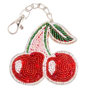 Fashion Seed Beads Embroidered Keychain With Elegant Design Premium Seed Beaded Embroidery Keychain For Gift <b>Accessories</b> - Product Image 6