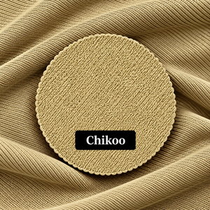 Tissu en maille côtelée polyester Chikoo, extensible et texturé, pour vêtements de mode, robes, hauts et autres vêtements. - Product Image 6