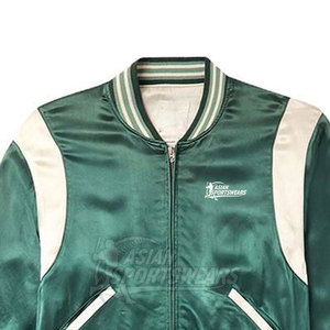 เสื้อแจ็คเก็ตผ้าซาตินสำหรับผู้ชาย ทนทาน น้ำหนักเบา ระบายอากาศได้ดี สไตล์คนเมือง สวมใส่สบาย ทรงหลวม คอลเลคชั่นเสื้อคลุม - Product Image 4