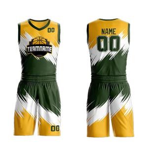 2025 conception personnalisée basket-ball maillot uniforme Shorts ensemble haute qualité Sublimation imprimé respirant vêtements de sport en gros - Product Image 6