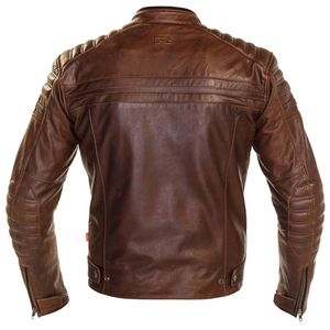 Chaqueta de Cuero Estilo Motero, Alta Calidad, Precio de Fábrica al por Mayor, Talla Grande, Chaqueta de Cuero para Motocicleta de Invierno - Product Image 6