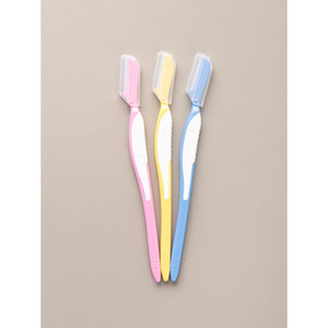 KAI Pretty Eyebrow Razor 3P Pinzas para cejas de fabricación japonesa Premium - Product Image 1