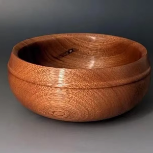 Tazón de Madera para Cena, Tazones de Madera de Acacia para Ensalada, Utensilios Sostenibles Hechos a Mano para Fiestas - Product Image 1