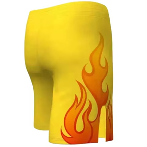 Pantalones Cortos de Compresión para Hombre con Logotipo Personalizado, Tejido Elástico en 4 Direcciones, Estampado Digital, para Gimnasio, 100% Poliéster - Product Image 2