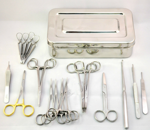 Kit de Cirugía Veterinaria para Esterilización, Instrumentos Manuales de Acero Inoxidable para Extracción de Ovarios, Herramientas Quirúrgicas Reutilizables para Uso Veterinario - Product Image 1