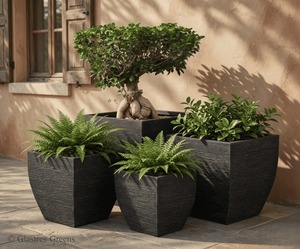 Wholesale Eco-Friendly Iron Powder Coated Minimalist Plant <b>Pots</b> for <b>Succulents</b> and Modern Home Decor - Product Image 1