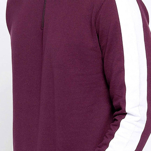 New Design Cheapest Rates Sports Jogging Wear Quarter <b>Zip</b> <b>Up</b> Men's Tracksuit Solid Pattern Light Weight Tracksuits For Men - Product Image 5