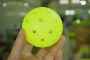 Balles de pickleball fabriquées en usine, 40 trous, 26g, moulées en une seule pièce, approuvées USAPA, pour entraînement intérieur et extérieur - Product Image 5