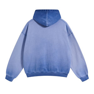 Sweat-shirts à capuche en molleton surdimensionnés de haute qualité à prix de gros, 350 g, 10 couleurs, 100 % coton pour hommes - Product Image 3