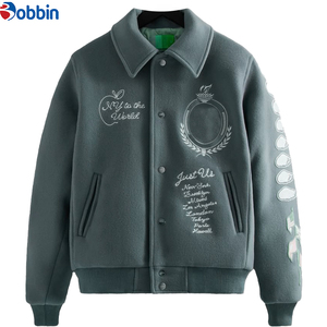 Chaqueta Varsity, Chaquetas Bomber de Alta Calidad para Hombre, Chaqueta de Béisbol con Letras Bordadas Personalizadas en la Parte Delantera, Logos DTF, Parches, con Calefacción - Product Image 4
