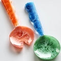 Novelty Resin <b>Salad</b> <b>Spoons</b> Set – Colorful Long Handle Serving Utensils for Kitchen Tableware Use Wholesale B2B Supply - Product Image 4