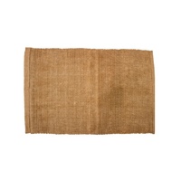 Nouveau tapis de sol léger en jute naturelle tissée avec revêtement PA, design personnalisé, 120 GSM, pour le rangement des vêtements, fabriqué au Bangladesh