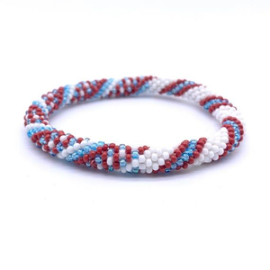 Dernier modèle unisexe de style classique pour bracelet, fait main avec des broderies perlées vibrantes et des couleurs audacieuses par HF CRAFTS - Product Image 4