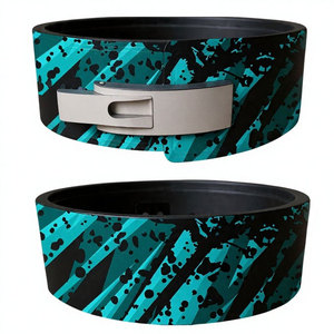 Cinturón de Levantamiento de Pesas Personalizado con Hebilla de Palanca, Cinturón de Entrenamiento de Gimnasio de Alta Resistencia, Cinturón de Soporte Lumbar Ajustable - Product Image 1