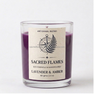 Wholesale Private Label Handpoured Soy Wax Mint Cedarwood Scented Glass Jar <b>Candle</b> Green Wax <b>Bulk</b> - Product Image 6
