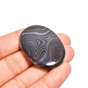 พลอย psilomelance Cabochon เกรด AAA อัญมณีหลวมสำหรับทุกขนาดทำเครื่องประดับคริสตัลธรรมชาติบำบัด - Product Image 2