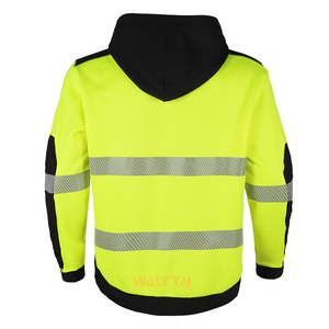 Sweat-shirts de sécurité durables en tissu épais avec poches sécurisées pour les agents de sécurité professionnels et les gardes. - Product Image 2